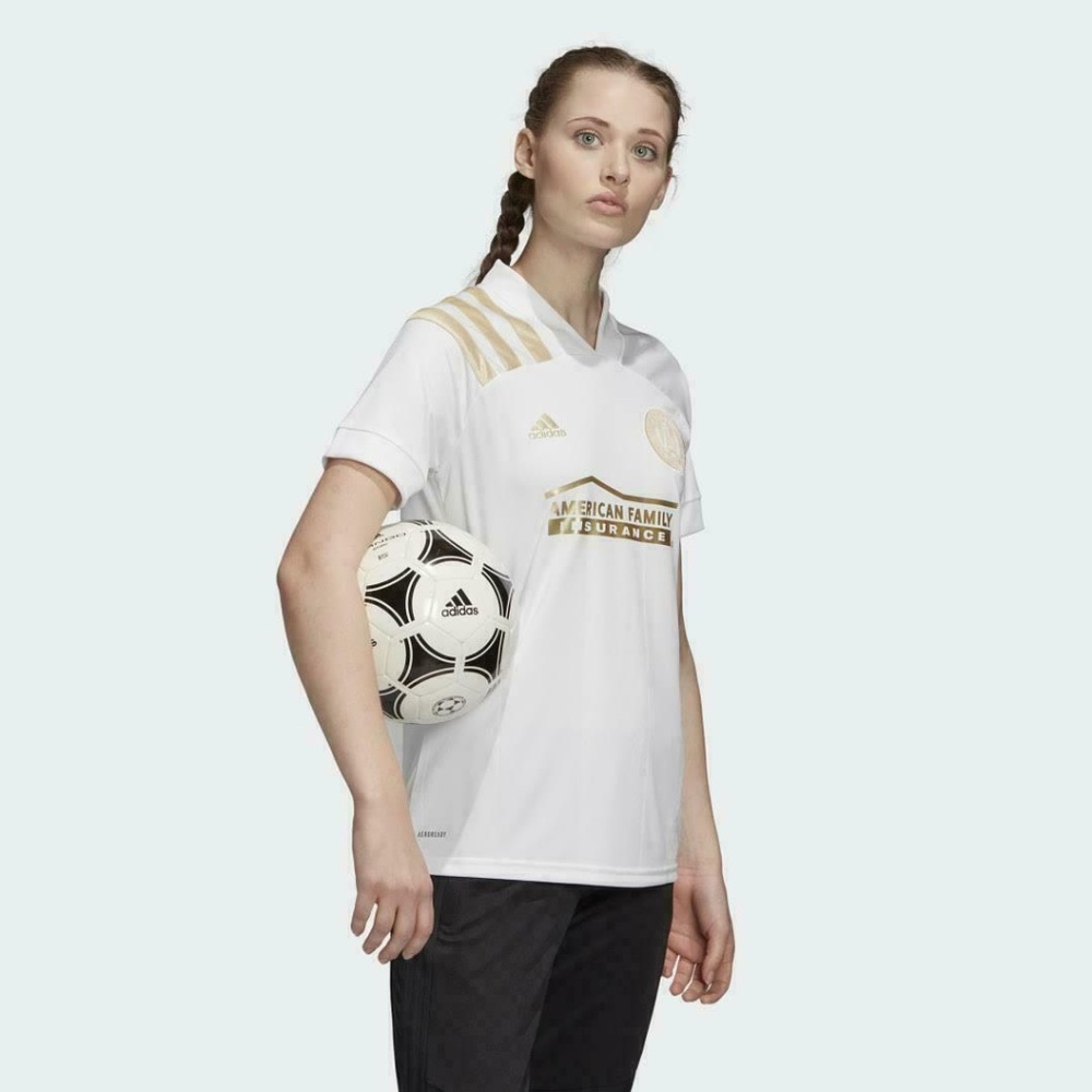 Adidas Atlanta United FC Away MLS EH6054 White Jersey Women's Size XL New
